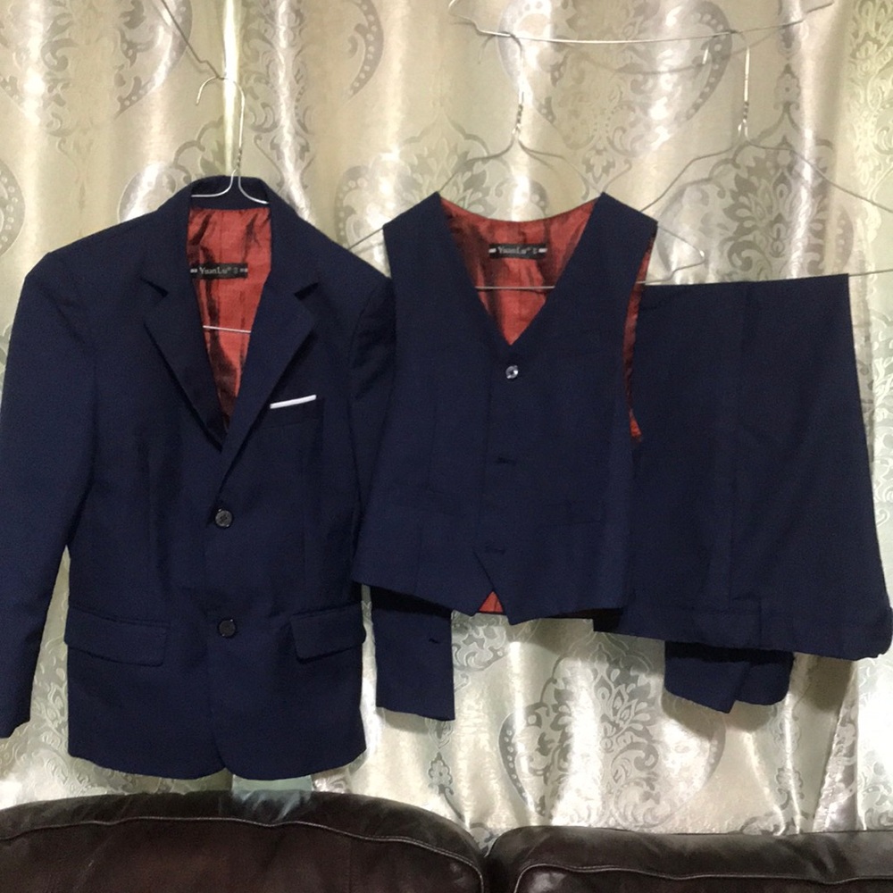 Kids matching suit slim fit
